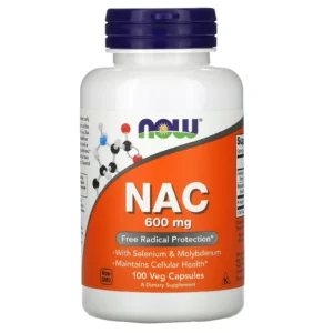NOW NAC 600MG B100 GELULES